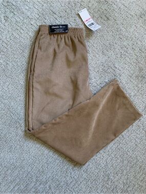 Alfred Dunner Men’s Sweatpants in Light Brown